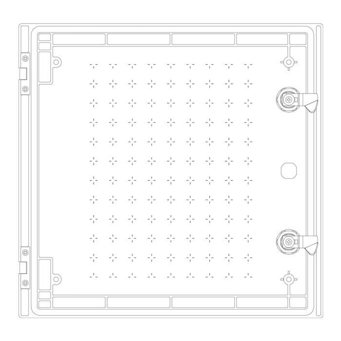 Навісна шафа IDE POL 400x400x200 IP66 - POL404020