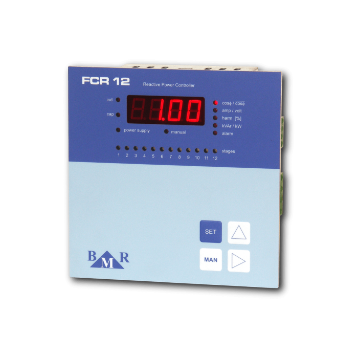 FCR12RS Регулятор реактивної потужності BMR (12 ступеней), живлення 400В + порт зв'язку RS-485