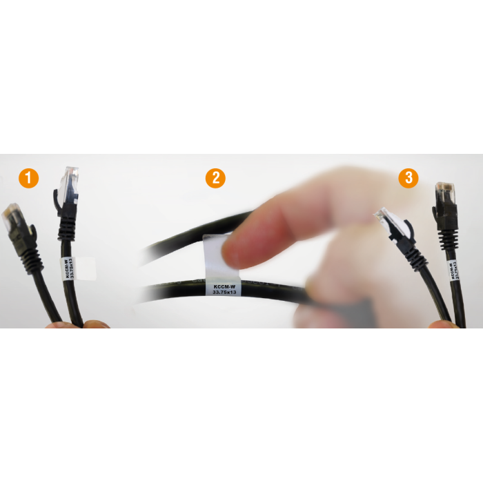 Маркування на провід KCCM-W Klemsan 33,75x13 (0.5-10 мм²) - 0.0.0.8.08851