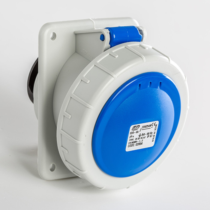 Розетка настінна IDE MUNDIAL 2P+E 16 А 380–415 В IP66-67 - 03821