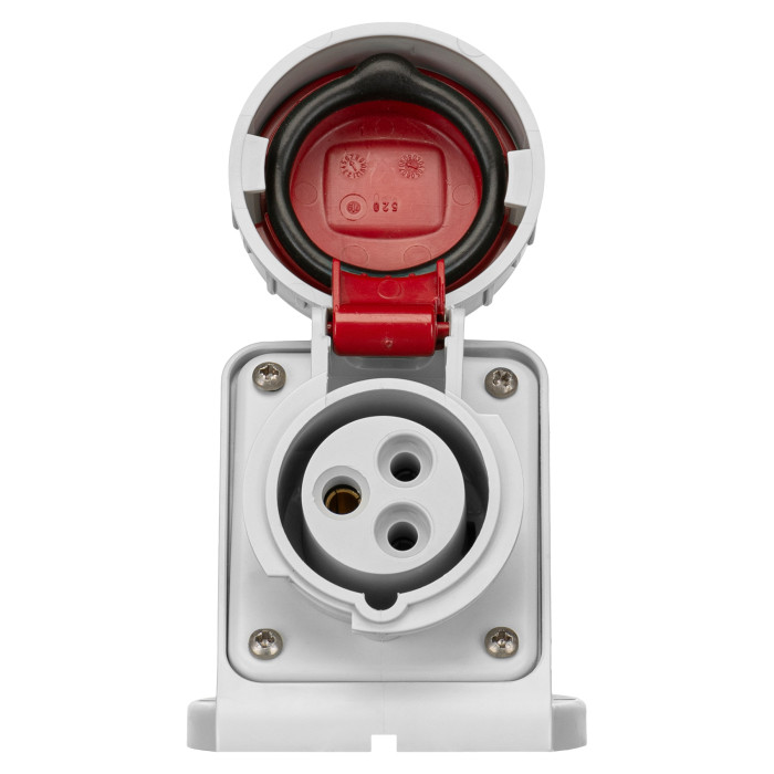 Розетка настінна IDE MUNDIAL 2P+E 16A 380–415V IP66-67