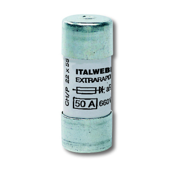 Запобіжник циліндричний Italweber CH22 125A gG 22x58 400В - 1441100