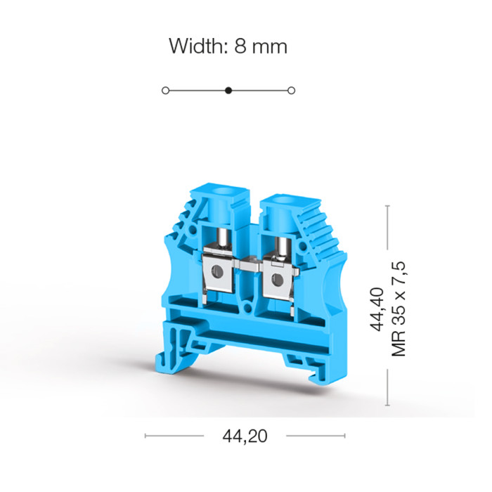 Клема Klemsan AVK Прохідна 6 мм - 0.0.0.3.04141RP