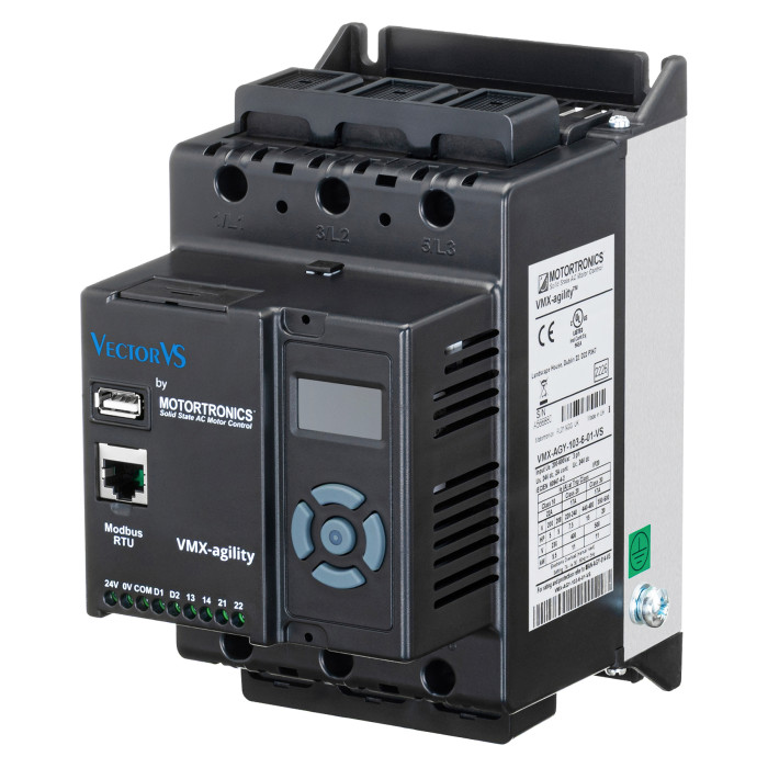 Цифровий пристрій плавного пуску Motortronics VMX-AGILITY 22A/11 kW, 200-600 VAC
