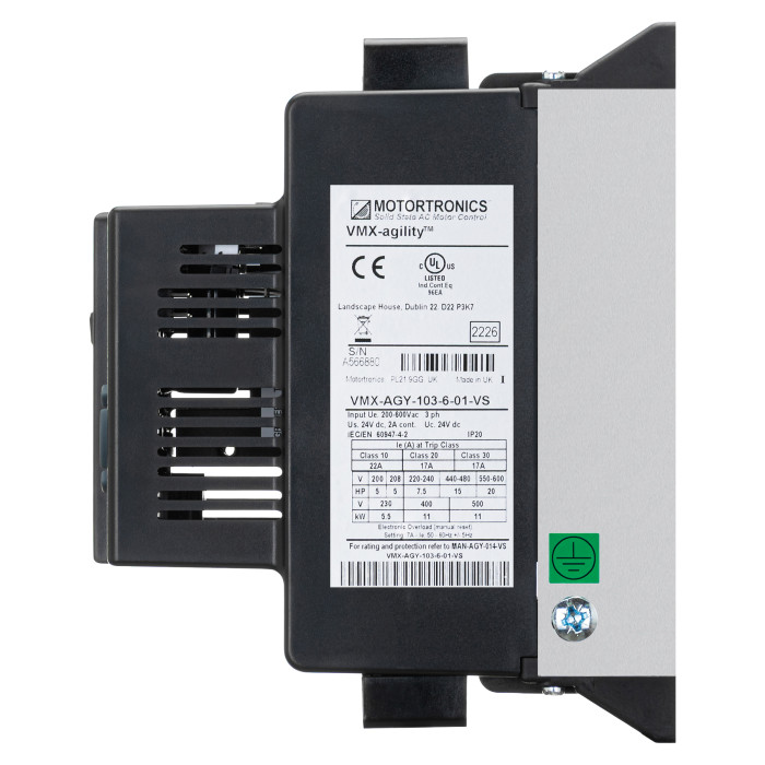 Цифровий пристрій плавного пуску Motortronics VMX-AGILITY 22A/11 kW, 200-600 VAC