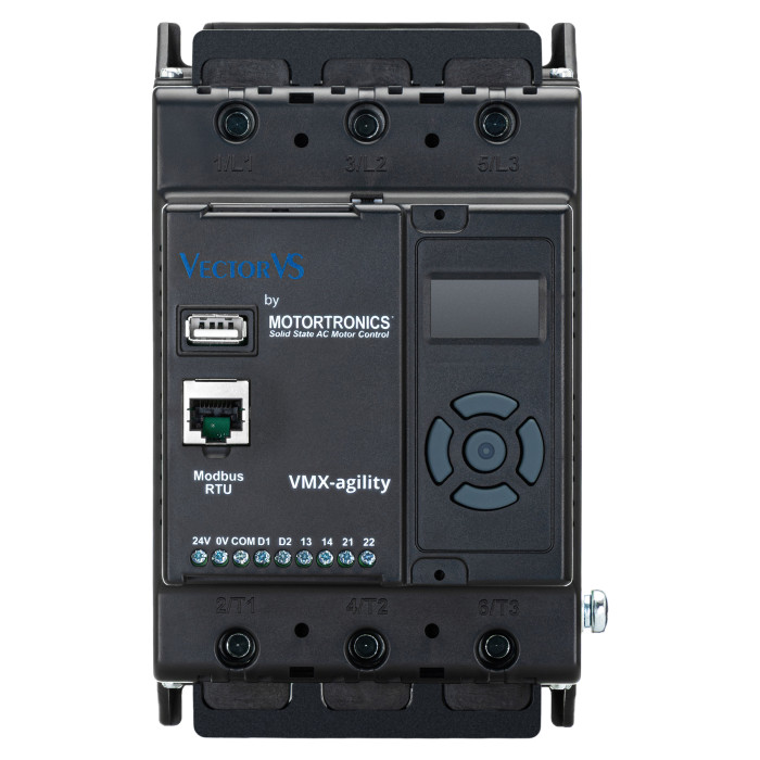 Цифровий пристрій плавного пуску Motortronics VMX-AGILITY 22A/11 kW, 200-600 VAC