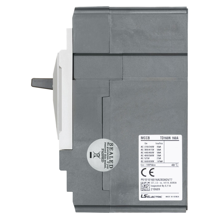 Автоматичний вимикач LS ELECTRIC TD160N 3P 160A 50 кА - 102015200