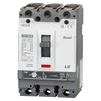 Автоматичний вимикач LS ELECTRIC TD160N 3P 160A 50 кА