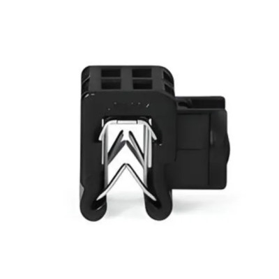 Кріплення на кромку з боковою фіксацією HEM 15.5х14mm, чорний (100шт.)