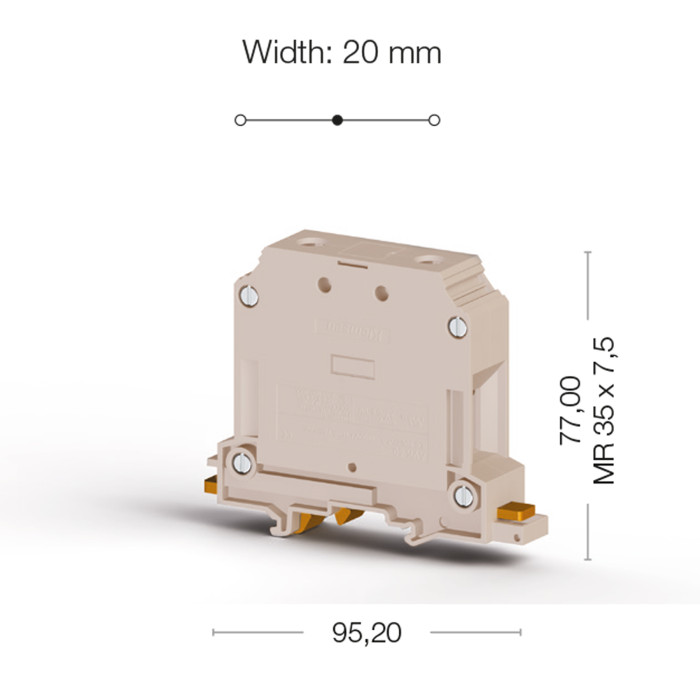 Клема Klemsan AVK Прохідна 50 мм - 0.0.0.3.04339