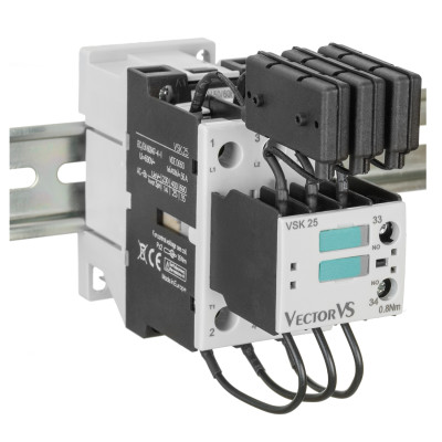 Контактор для комутації конденсаторів до 25 кВАр VSK 25 10 230V 50/60Hz