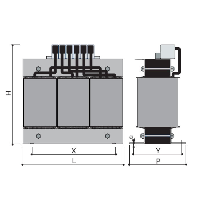 Автотрансформатор напруги Italweber Elettra OAT 3ф 25 кВА - OAT0701003187