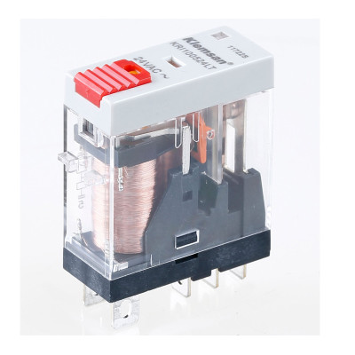 Компактне проміжне реле KRI 2PCO, 8А, 24VDC, LED\Тест