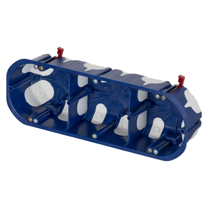 D70/3K установча коробка (підрозетник) Domos 3-70 мм з гвинтами