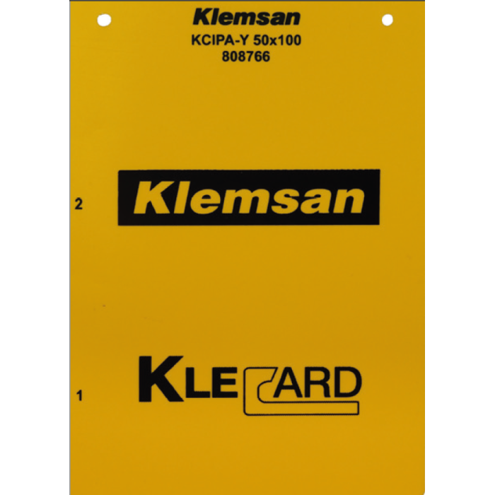 Самоклеюча маркувальна ПВХ етикетка KCIPA-Y Klemsan 30x60 - 0.0.0.8.08769