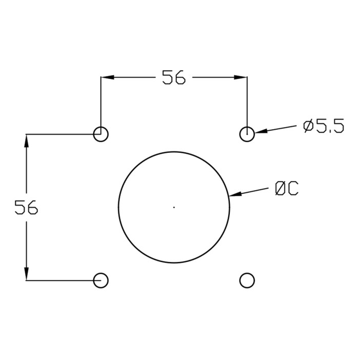 Розетка вбудована пряма IDE MUNDIAL 2P+E 32A 380–415V IP44