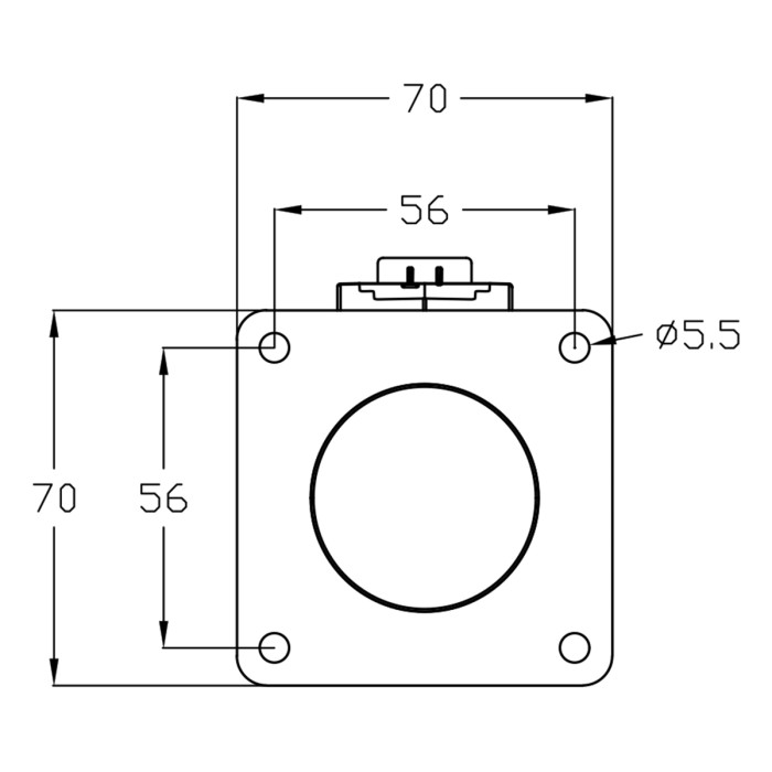 Розетка вбудована пряма IDE MUNDIAL 2P+E 32A 380–415V IP44