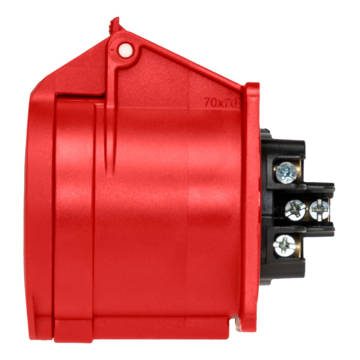 Розетка вбудована пряма IDE MUNDIAL 2P+E 32A 380–415V IP44