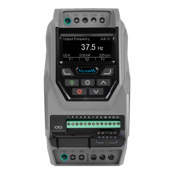 Перетворювач частоти VDI 5.5/7.5kW IP20 3Ph 380-480V з EMC
