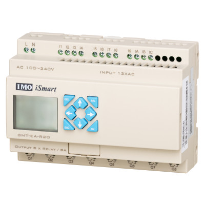 SMT-EA-R20-V3 Інтелектуальне реле iSmart V3, 12 входів/8 виходи, 100-240VAC, з дисплеем