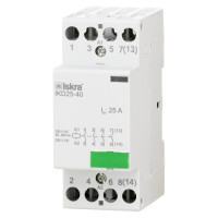 Модульний контактор ISKRA IKD 25A 230В AC/DC 4NO
