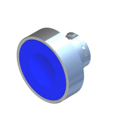 ECX 1124 Кнопка синя 40 мм