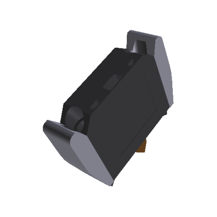 ECX 1042N Контакт закритий IP20 (для кнопок з фіксацією)