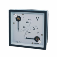 Вольтметр подвійний прямий FRER F96YV 90˚ 400V