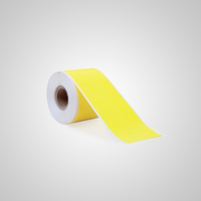 0.0.0.8.08404 Самоклеюче ПВХ маркування PYE-02 YL, 15x6 жовтий,(2500/уп)