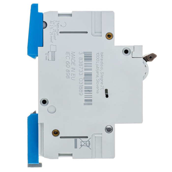 Модульний автоматичний вимикач ISKRA RI63 3P C4A 10кА - 786100099000