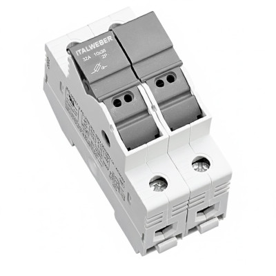 Тримач запобіжників Italweber 2P BCH 10x38 32A 690 V АC