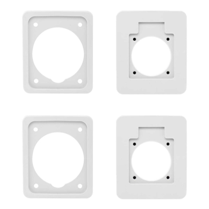 PCSN9PT/RR Настінний корпус для сил. розеток з отворами STAR 1х9 MOD 436x210x137мм, IP65, шини N+PE