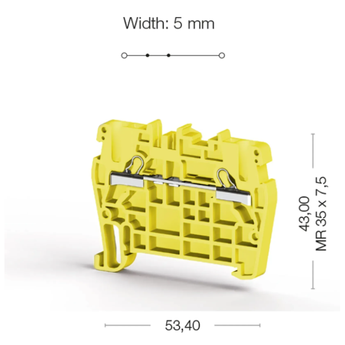 Клема Klemsan PYK Прохідна 2.5 мм - 0.0.0.3.07103RP