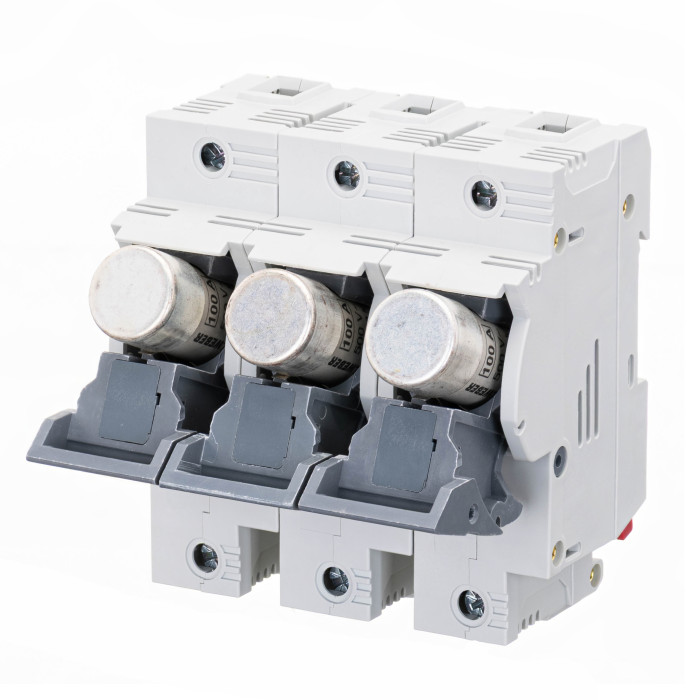 Тримач запобіжників з індикацією Vector VS GENESIS 3P 22x58 125A 690V AC