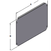 Монтажна плата 245х285 метал для OTU26/40 JAKMET PM 2