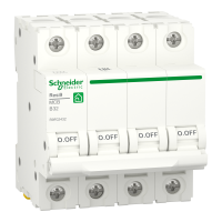 Автоматичний вимикач RESI9 32 А, 4P, крива В, 6кА