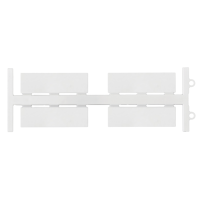 0.0.0.5.08806 Маркувальна пластина PBIP 6715 W пуста 67x15 (1 компл = 4 шт | пак = 24 компл)