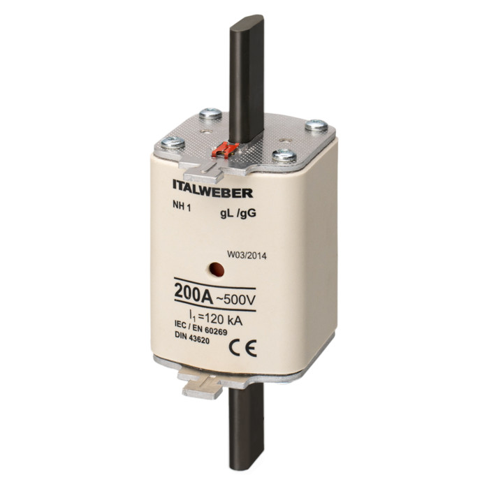 Ножовий запобіжник Italweber gG NH1 50A - 1510050