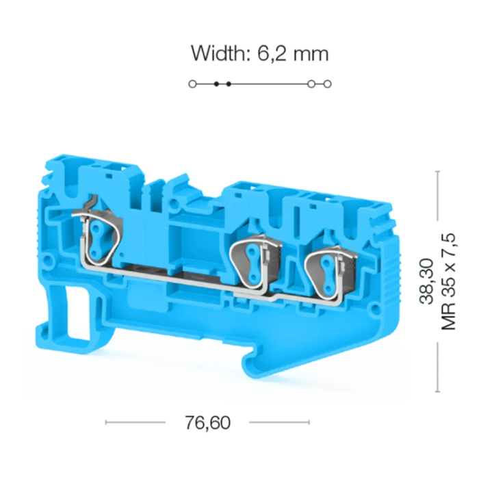 Клема Klemsan SRD Багатовивідна 4 мм - 0.0.0.3.11701