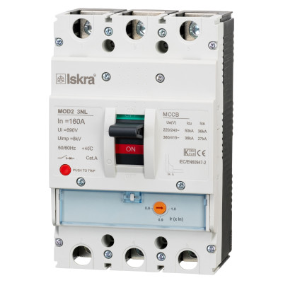 Автоматичний вимикач ISKRA MOD2 3P 160A 36 кА