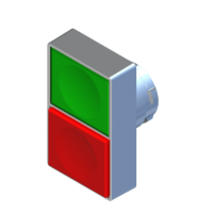 ECX 1154 Подвійна червона кнопка