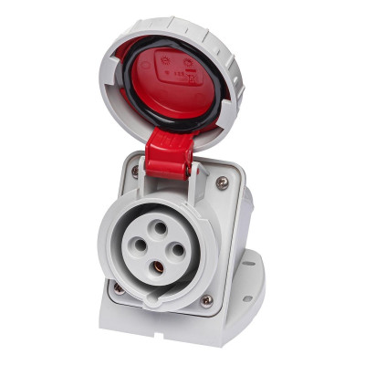 Розетка настінна IDE MUNDIAL 3P+E 16 А 380–415 В IP66-67