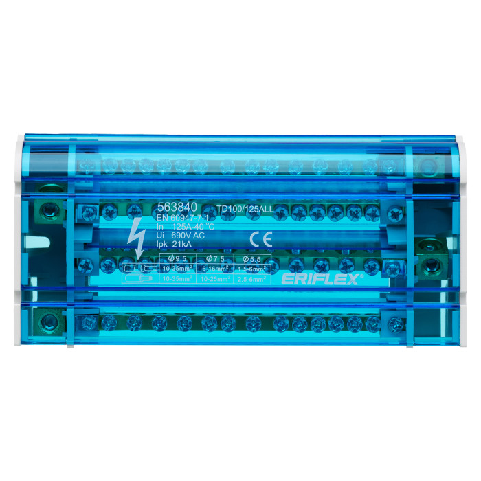 563840* Чотириполюсна колодка ТD 100/125ALL 14 виходів