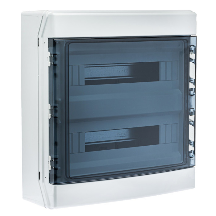 CDN36PT2F/RR Корпус розподільчий (ABS-пластик), 36 модулів (2x18), IP65, з N і PE шинами