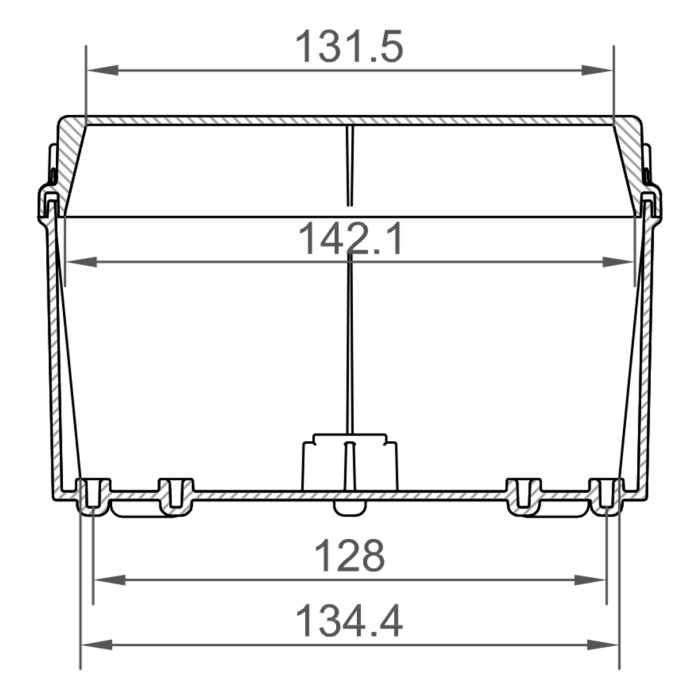 EL171 Клемна коробка 155x179x100, IP65-IP67, IDE