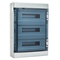 CDN54PT/RR Корпус розподільчий (ABS-пластик), 54 модулі (3x18), IP65, з N і PE шинами