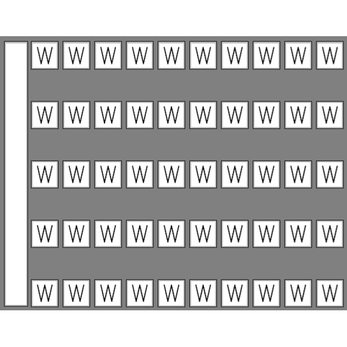 0.0.0.5.05082 Маркувальна пластина - DY 5 (W) (1 компл = 50 шт | пак = 10 компл)