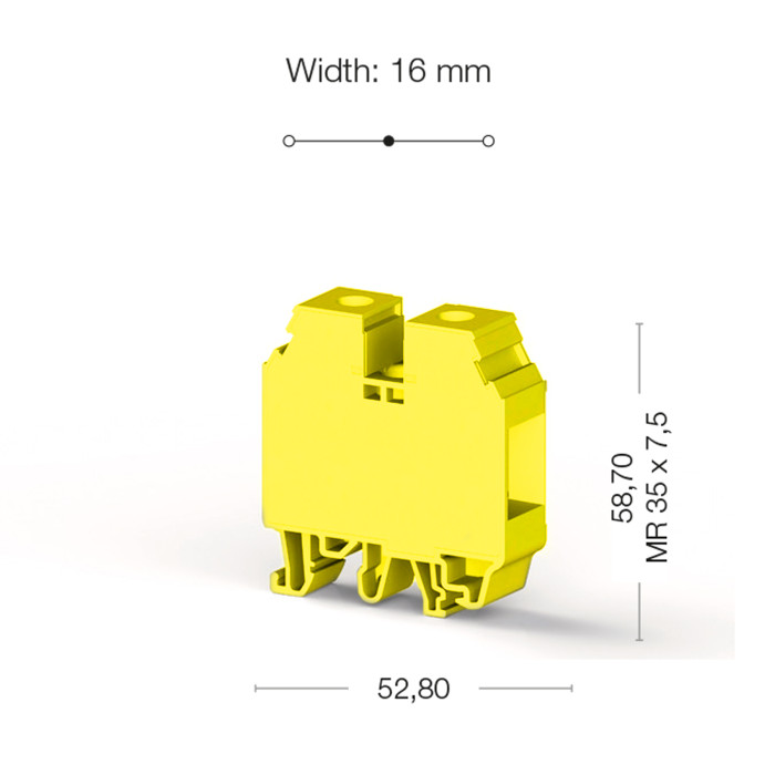 Клема Klemsan AVK Прохідна 35 мм - 0.0.0.3.04253