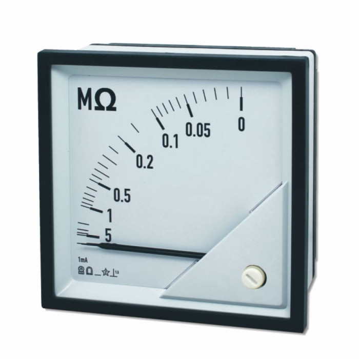 Мегомметр FRER F72MIC 90˚ 5МΩ 100÷690 В - F72MIC5M0XCS