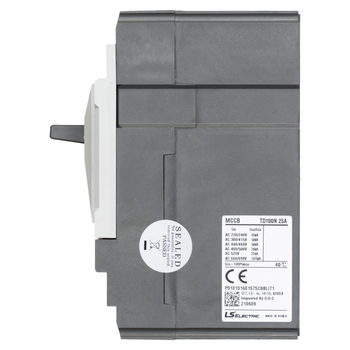 Автоматичний вимикач LS ELECTRIC TD100N 3P 25A 50 кА - 102009000